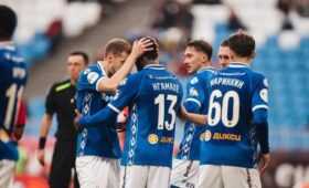 Московское «Динамо» победило «Акрон» в последнем матче 24-го тура чемпионата России 