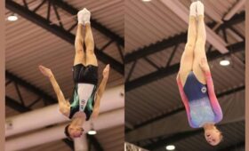 Литвинович и Лебедева выиграли квалификации на чемпионате Европы по прыжкам на батуте