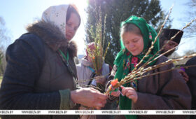 Празднование «Вербницы» прошло в Музее народной архитектуры и быта