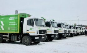 Крупному российскому заказчику поставлено 66 мусоровозов на базе шасси МАЗ