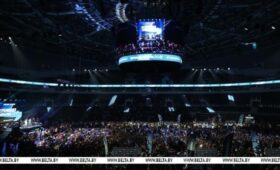 «Наши болельщики — лучшие». Хоккейное «Динамо» закрыло сезон на «Минск-Арене»