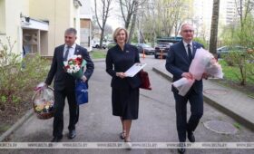 Около 40 лет была верна профессии: Героя Соцтруда Варвару Соломахо чествовали в Минске 