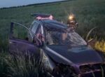 В Дзержинском районе опрокинулся автомобиль, объезжая дикое животное на трассе