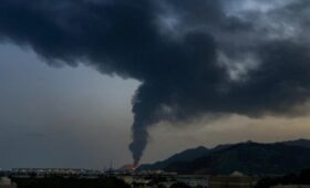 Пожар вспыхнул в нефтепромышленной зоне эмирата Эль-Фуджайра после атаки БПЛА | Новости Беларуси | БелТА