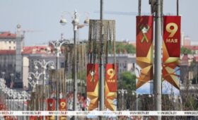 Минск украсили ко Дню Победы