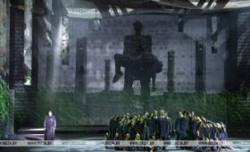 «Патетический дневник памяти» показали в Большом театре Беларуси в преддверии Дня Победы