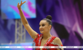 Горносько завоевала серебро чемпионата Европы в упражнении с обручем