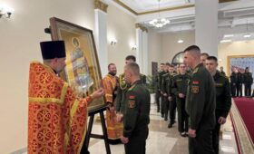 Началось принесение во все военные гарнизоны Беларуси иконы святого великомученика Георгия Победоносца