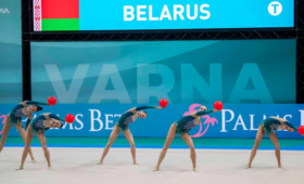 Белорусские гимнастки выиграли серебро чемпионата Европы в групповых упражнениях