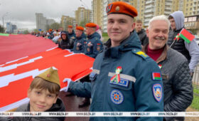Курсант МЧС об участии в шествии с флагом: в такие моменты понимаешь, что мы — единый народ