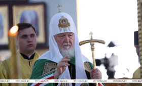 Патриарх Кирилл возглавил Божественную литургию в Свято-Воскресенском соборе Бреста