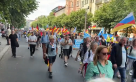 В Берлине прошла массовая демонстрация против политики правительства страны  | Новости Беларуси | БелТА
