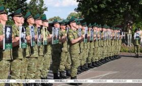 Память пограничников почтили в Бресте акцией «Боевой расчет» 