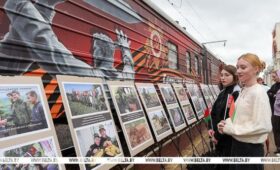 «Максимально открытый и живой проект». Агитационный патриотический поезд прибыл из России в Беларусь 