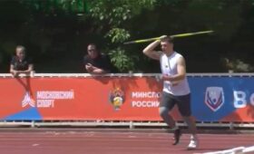 Белорусский метатель копья Котковец победил на турнире в Москве