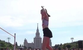 Прыгуньи в высоту Валуева и Таранда вошли в тройку на соревнованиях в Москве