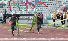Сила, мастерство, выносливость. Международные соревнования по пожарно-спасательному спорту прошли в Минске