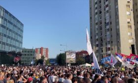 Более 3 тыс. человек вышли на антиправительственный митинг в сербском Нови-Саде  | Новости Беларуси | БелТА